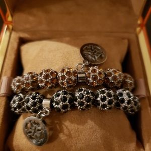 BRAND NEW Tory Burch ALL crystal bracelets.